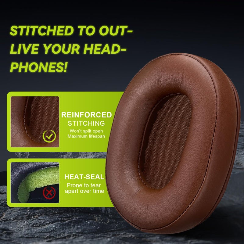 Aurivor Replacement Ear Pads Cushions for Audio-Technica ATH MSR-7, Headset Earpads Covers for M50X M40X M30X M20X, HyperX Cloud, SteelSeries Arctis 1 3 5 7 9 9X Pro Prime, Stealth 600, and More - Image 5